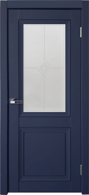 Дверь межкомнатная Деканто (Decanto) 1 синий бархат